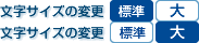 文字サイズの変更
